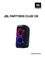 JBL PartyBox 120 - Owners manual